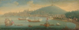 View of Naples by Caspar van Wittel (circle of)