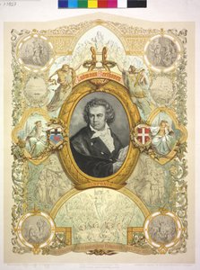 Ludwig van Beethoven by Casper Johann Nepomuk Scheuren