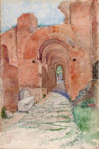 Arches of Palace of Nero, 1933 by Cass Gilbert