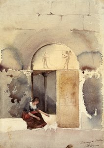Doorway in Anla(?) by Cass Gilbert