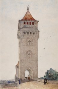 Pont Valentre, Cahors by Cass Gilbert