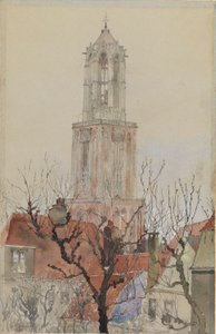 Tower of the Cathedral of Utrecht, Holland by Cass Gilbert