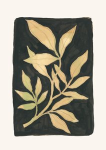 Dark Botanical Foliage by Catalina Somolinos