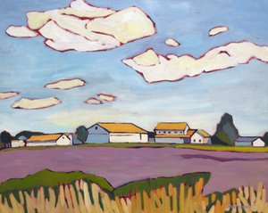 Wandering by the Field, 2022 by Catherine J Martzloff