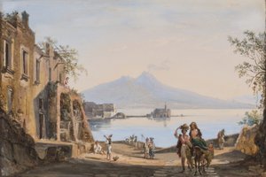 View of Vesuvius from the Mergellina