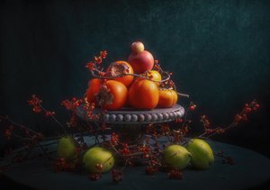 Moody Autumn Harvest by Catherine Wang