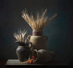 Rustic Wheat Still Life