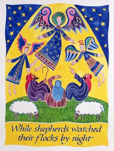 While Shepherds Watched Their Flocks by Night