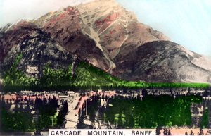 Cascade Mountain, Banff, Alberta, Canada, c1920s