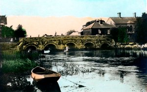 The Old Bridge, Christchurch, Dorset, 1926 by Cavenders Ltd