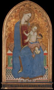 Virgin and Child Playing with a Goldfinch by Cecco di Pietro