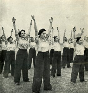 Physical Training at a Recruits Depot
