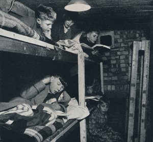 Schoolboys Dormitory by Cecil Beaton