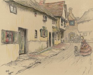 The George Inn, Dorchester by Cecil Charles Windsor Aldin