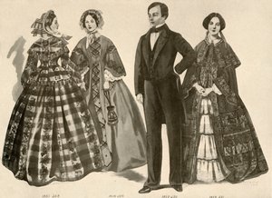 Clothing from 1850-1856, 1907 by Cecil W. Trout