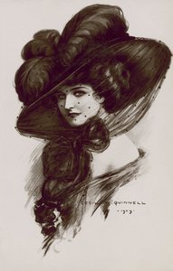 Woman in an Edwardian Hat