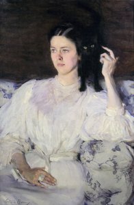 Sita and Sarita, or Young Girl with a Cat
