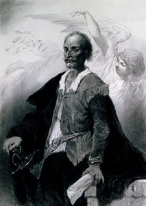 Portrait of Miguel de Cervantes Saavedra