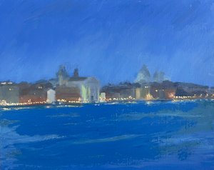 Nightlife on the Zattere, 2025 by Celia Montague