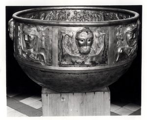 Full size replica of the Gundestrup Cauldron, original made 1st century BC by Celtic