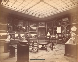 View of the Art Annexe in the Spanish Section of the Centennial Exposition by Centennial Photographic Co.