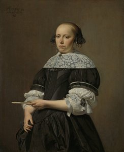 Portrait of Elisabeth van Kessel, 1671 by Cesar Boetius van Everdingen