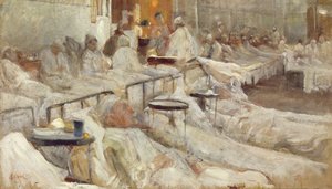 The Hospital Ward by Cesare Ciani