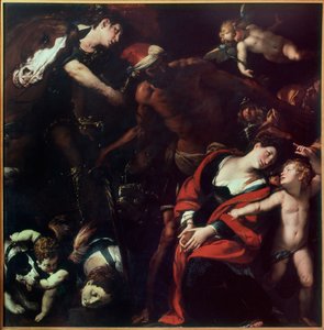 The martyrdom of St. Rufina and St. Secunda by Cesare Morazzone Pier Francesco and Cerano Procaccini