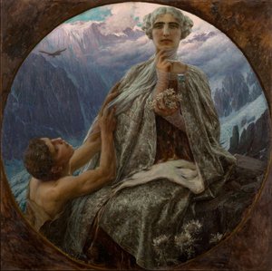 The mountain peak. The Ice Queen