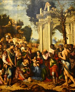 The Adoration of the Magi by Cesare da Sesto