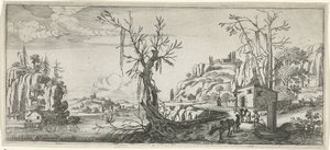 Landscape with Travelers with Pack Mules by Chaerles de Hooch