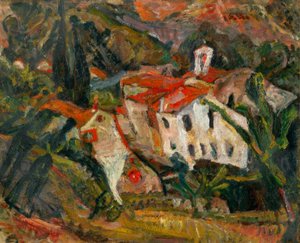Landscape in Céret by Chaim Soutine