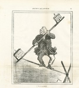 Illustration of Cham (1819-1879) in Le Charivari by Amédée de Noé