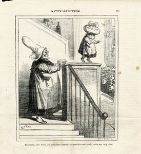 Illustration of Cham (1819-1879) in Le Charivari by Amédée de Noé