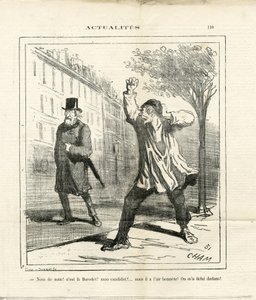 Illustration of Cham (1819-1879) in Le Charivari by Amédée de Noé