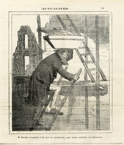 Illustration of Cham (1819-1879) in Le Charivari by Amédée de Noé