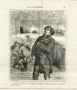 Illustration of Cham (1819-1879) in Le Charivari by Amédée de Noé