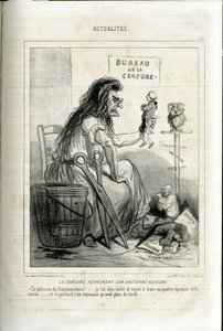 Illustration of Cham in Le Charivari