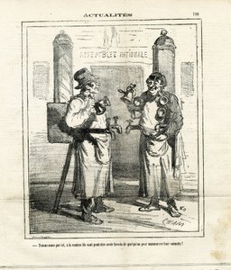 Illustration of Cham (1819-1879) in Le Charivari by Amédée de Noé