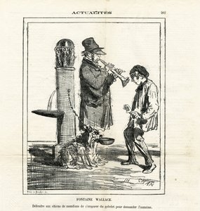 Illustration of Cham in Le Charivari