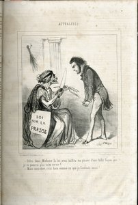 Illustration in Le Charivari by Amédée de Noé