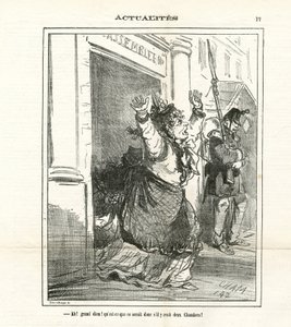 Illustration of Cham (1819-1879) in The Charivari by Amédée de Noé