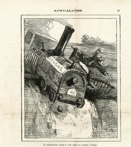 Illustration of Cham (1819-1879) in The Charivari by Amédée de Noé