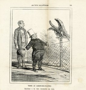 Illustration of Cham in The Charivari by Amédée de Noé
