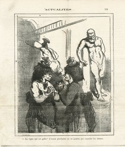 Illustration of Cham in The Charivari by Amédée de Noé