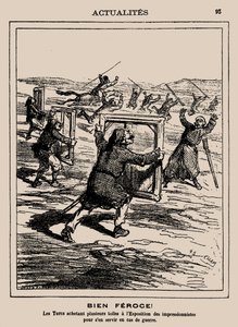 Ferocious! The Turks Buying Several Works at the Impressionist Exhibition, 1877
