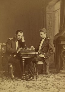 Grand Duke Konstantin Nikolaevich of Russia and Grand Duke Constantine Constantinovich of Russia by Charles Bergamasco