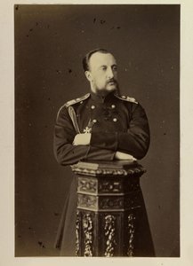 Portrait of Grand Duke Nicholas Nikolaevich (the Elder) of Russia (1831-1891) by Charles Bergamasco