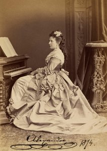 Portrait of Grand Duchess Alexandra Iosifovna of Saxe-Altenburg by Charles Bergamasco