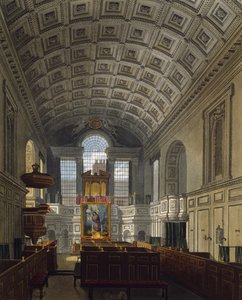 German Chapel at St James Palace by Charles (after) Wild